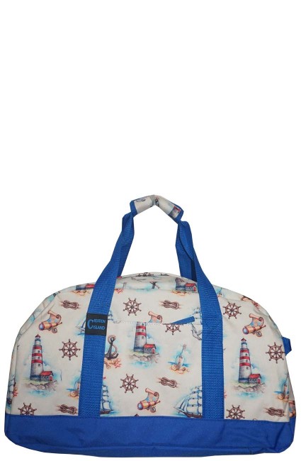 Printed Duffle Bag-2520/B007-NAUTICAL